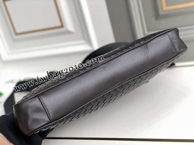 Bottega veneta高端男包 98038 寶緹嘉手工編織原廠進口胎牛皮男士手袋 BV經典款男士手提公事包  gxz1369